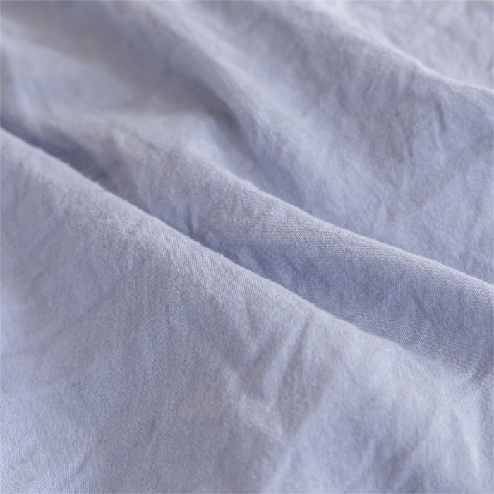 91家纺网 家纺一手货源 找家纺 古吉梦 2024新款纯色-双拼水洗棉学生三件套 纯色-星黛紫+奶油粉