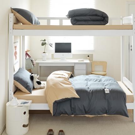 91家纺网 家纺一手货源 找家纺 （总）寐眠 23款13372纯棉40s纯色双拼学生三件套四件套