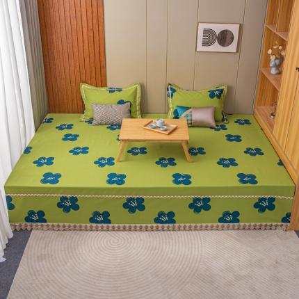 91家纺网 家纺一手货源 找家纺 （总）手艺人 2025新款全棉老粗布K炕盖榻榻米炕垫款凉席K198-202