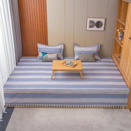 91家纺网 家纺一手货源 找家纺 （总）手艺人 2025新款全棉老粗布K炕盖榻榻米炕垫款凉席K198-202