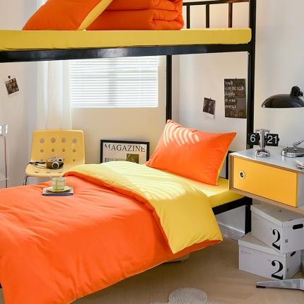 91家纺网 家纺一手货源 找家纺 （总）蓝淋家纺 2023新款水洗棉学生宿舍亲肤三件套四件套