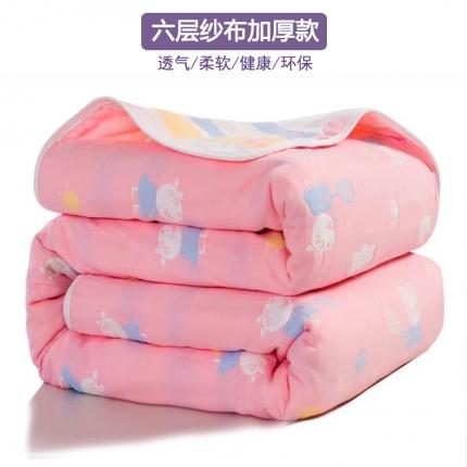 91家纺网 家纺一手货源 找家纺 （总）慕婷 全棉6层纱布毛巾被纯棉六层纱布毯