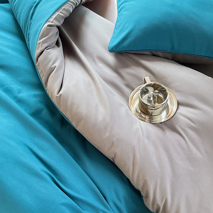 91家纺网 家纺一手货源 找家纺 （总）蓝淋家纺 2023新款水洗棉学生宿舍亲肤三件套四件套