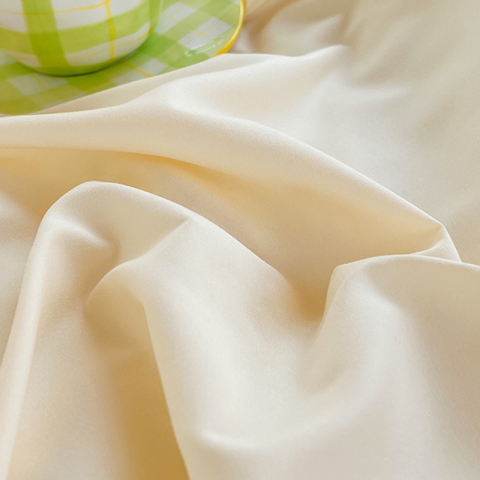 91家纺网 家纺一手货源 找家纺 蓝淋家纺 2023新款水洗棉学生宿舍亲肤三件套四件套 奶白玉