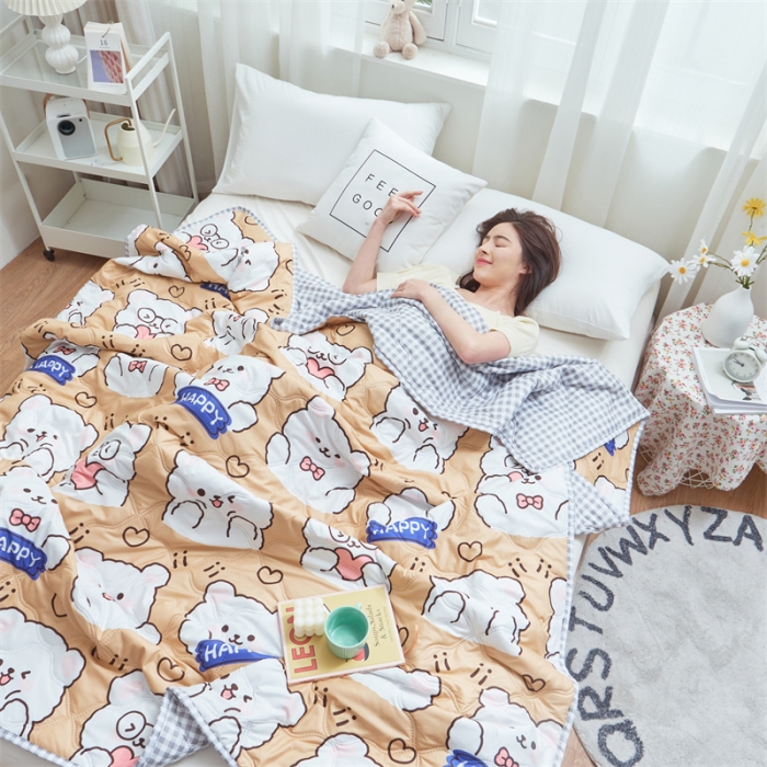 91家纺网 家纺一手货源 找家纺 （总）畅销被业 2024新款海藻棉夏被