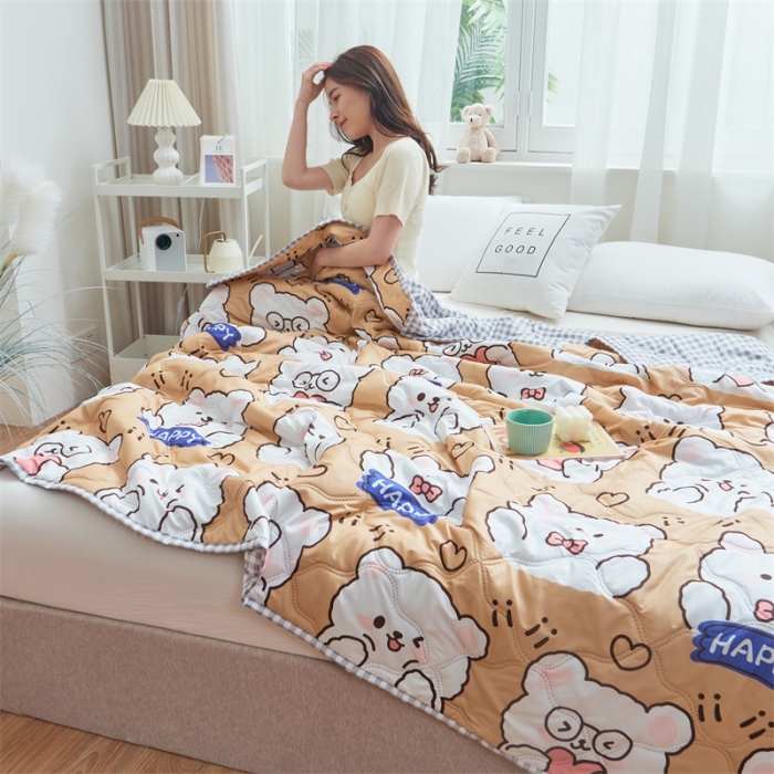 91家纺网 家纺一手货源 找家纺 （总）畅销被业 2024新款海藻棉夏被