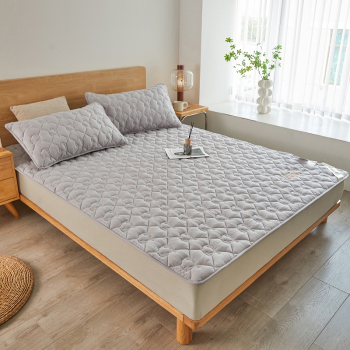 91家纺网 家纺一手货源 找家纺 千百笠 2023新疆棉花床褥软垫床护垫家用床垫软垫可折叠垫子床褥 典雅-灰