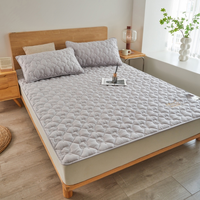 91家纺网 家纺一手货源 找家纺 千百笠 2023新疆棉花床褥软垫床护垫家用床垫软垫可折叠垫子床褥 典雅-灰