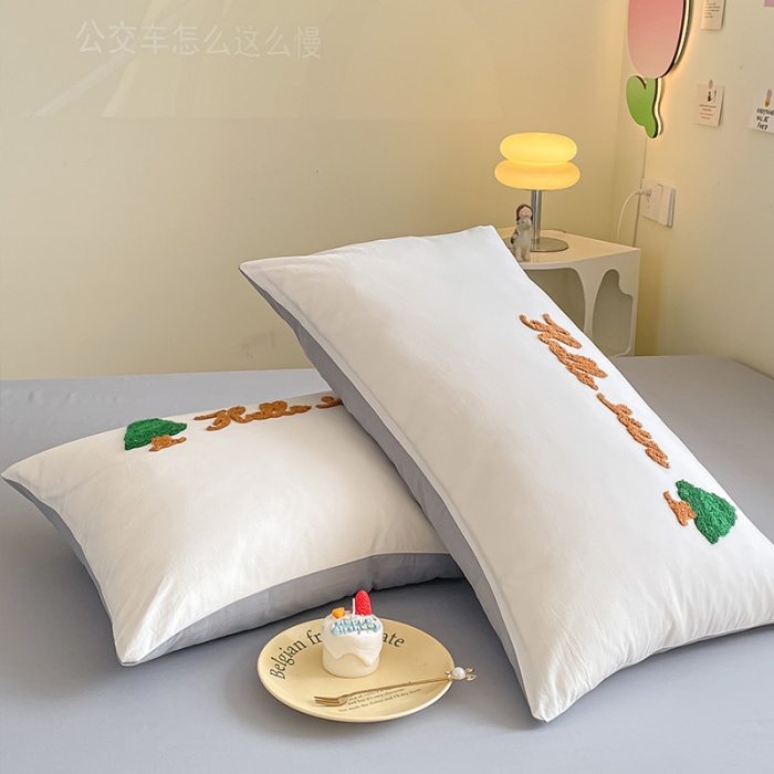 91家纺网 家纺一手货源 找家纺 （总）眠帛家居 2023新款A类水洗棉毛巾绣四件套