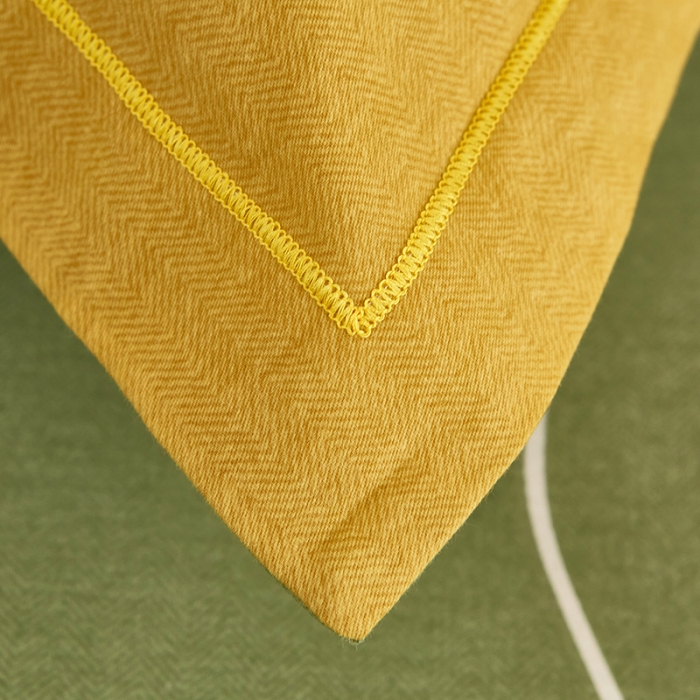 91家纺网 家纺一手货源 找家纺 雲归梦 2023年新款加厚全棉生态磨毛大版四件套 江南之韵-黄