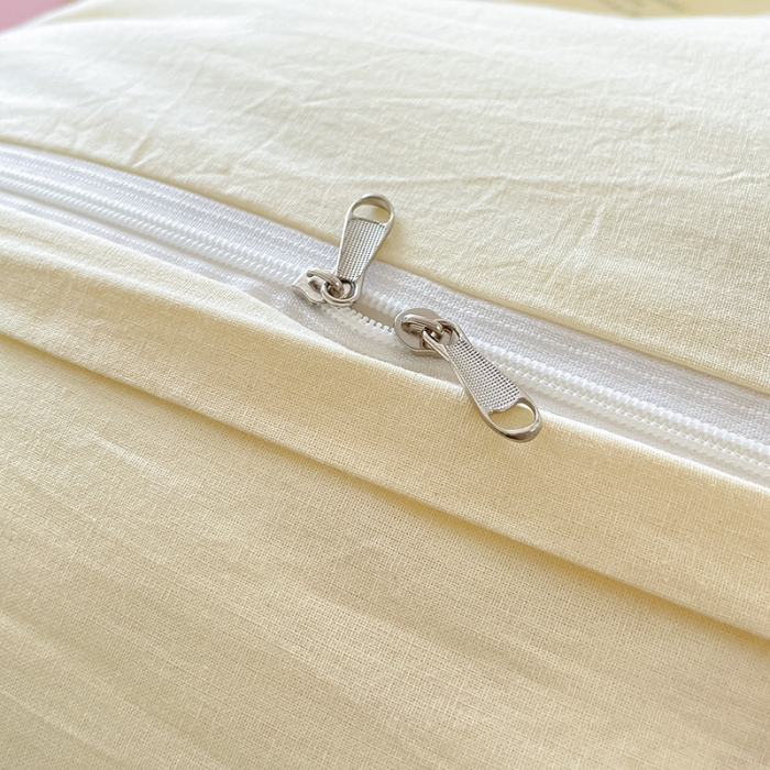 91家纺网 家纺一手货源 找家纺 眠帛家居 2023新款A类水洗棉毛巾绣四件套 圣诞树奶油黄