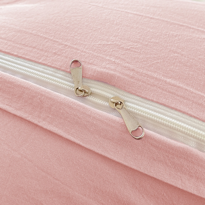 91家纺网 家纺一手货源 找家纺 眠帛家居 2023新款A类水洗棉毛巾绣四件套 郁金香奶油白