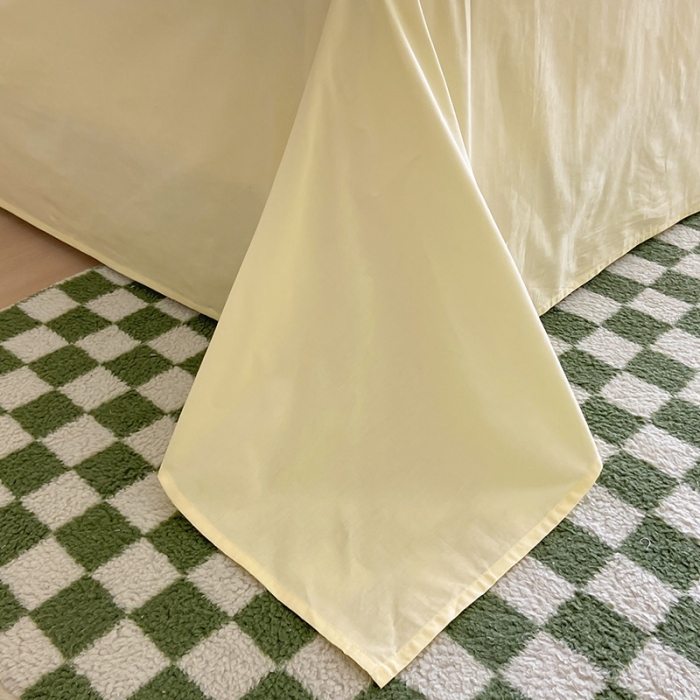 91家纺网 家纺一手货源 找家纺 （总）眠帛家居 2023新款A类芝士系列水洗棉麻绳滚边四件套