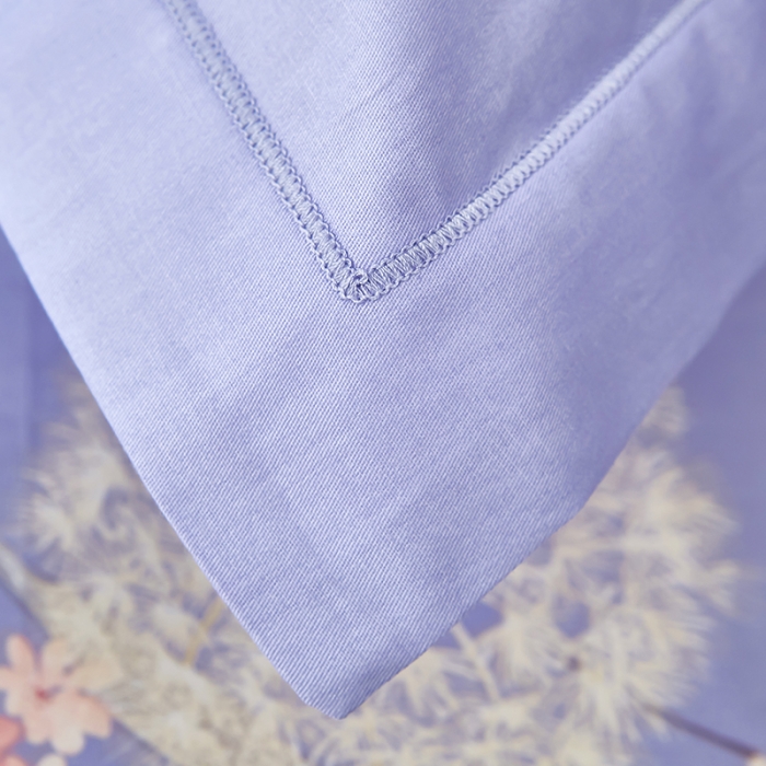 91家纺网 家纺一手货源 找家纺 雲归梦 2023年新款加厚全棉生态磨毛大版四件套 兰亭若梦-紫