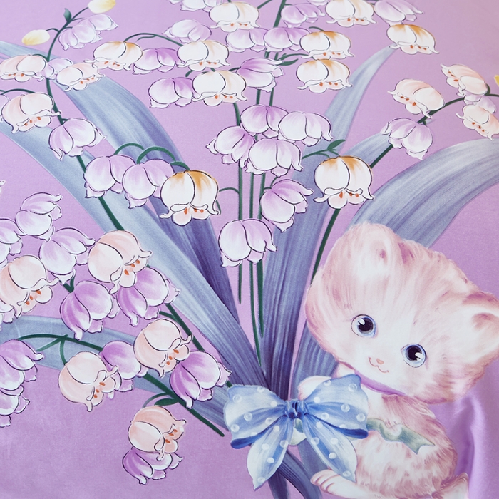 91家纺网 家纺一手货源 找家纺 雲归梦 2023年新款加厚全棉生态磨毛大版四件套 蓝玉凝香-紫