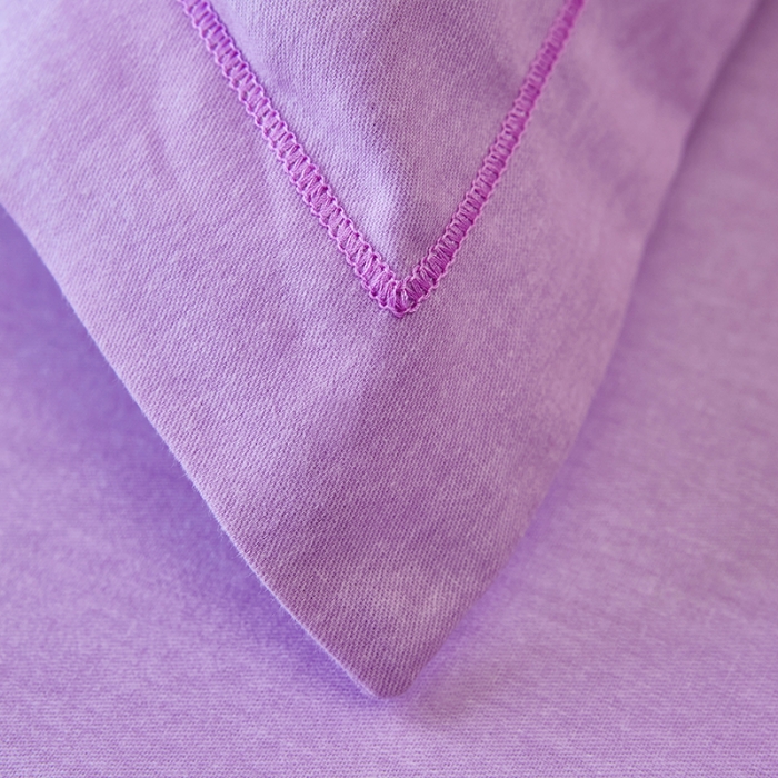 91家纺网 家纺一手货源 找家纺 雲归梦 2023年新款加厚全棉生态磨毛大版四件套 蓝玉凝香-紫