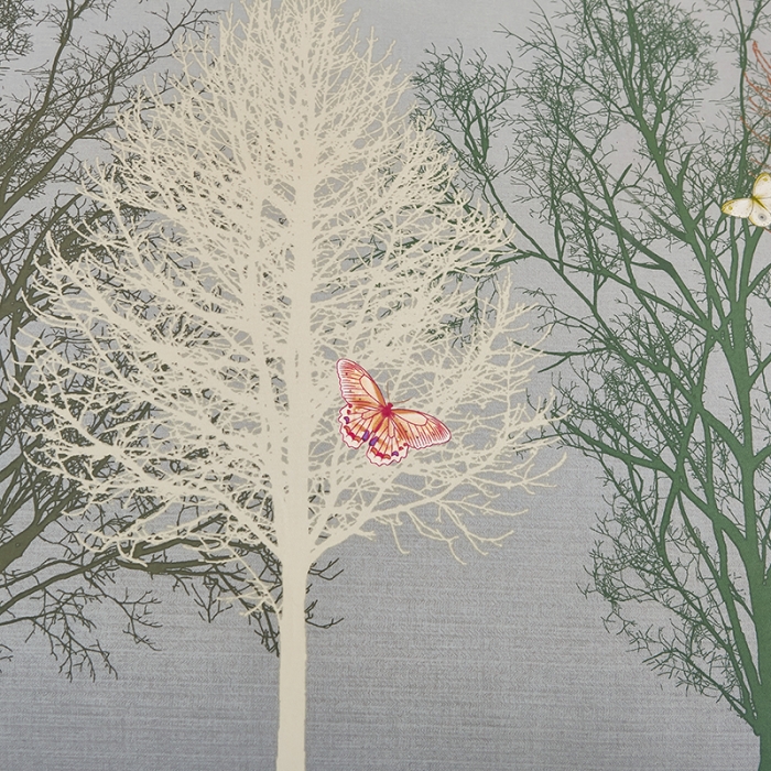 91家纺网 家纺一手货源 找家纺 雲归梦 2023年新款加厚全棉生态磨毛大版四件套 墨染锦年-灰