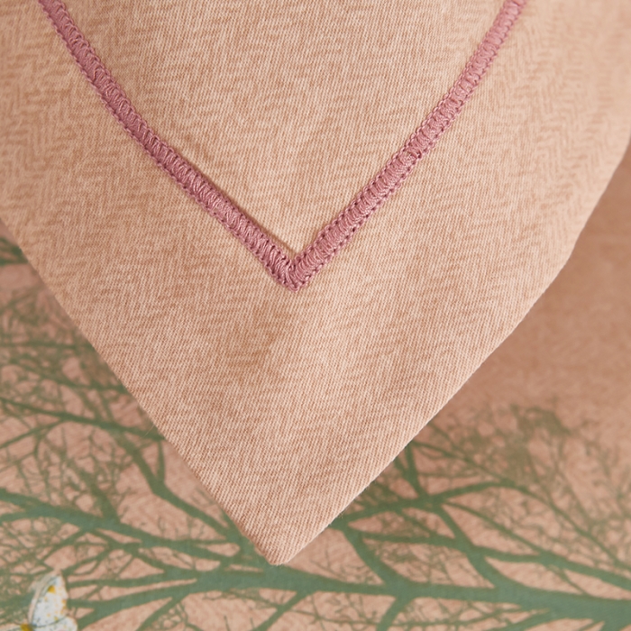 91家纺网 家纺一手货源 找家纺 雲归梦 2023年新款加厚全棉生态磨毛大版四件套 墨染锦年-灰