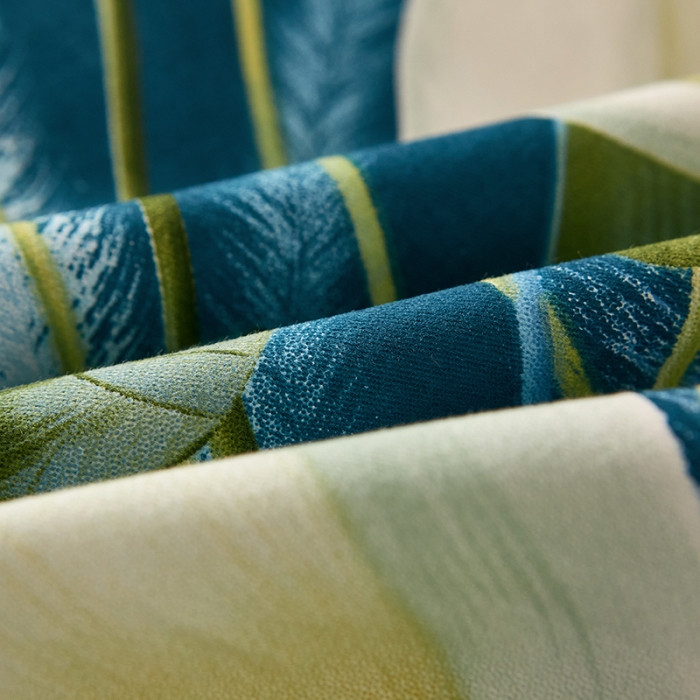 91家纺网 家纺一手货源 找家纺 雲归梦 2023年新款加厚全棉生态磨毛大版四件套 曲意风华