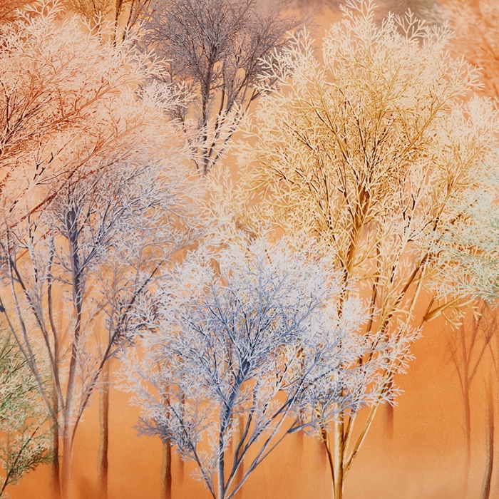 91家纺网 家纺一手货源 找家纺 雲归梦 2023年新款加厚全棉生态磨毛大版四件套 色彩生活-桔