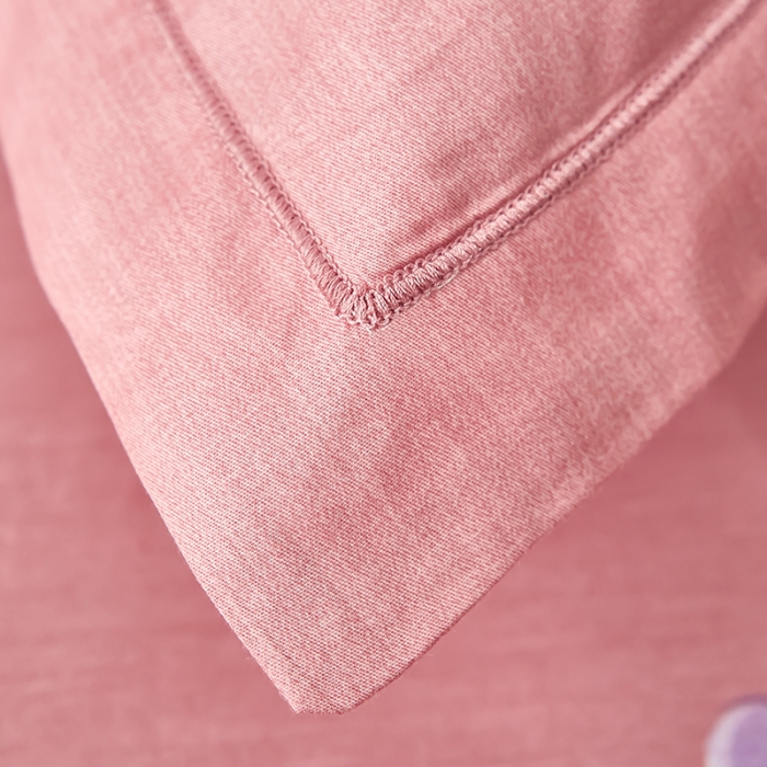 91家纺网 家纺一手货源 找家纺 雲归梦 2023年新款加厚全棉生态磨毛大版四件套 郁金香-粉