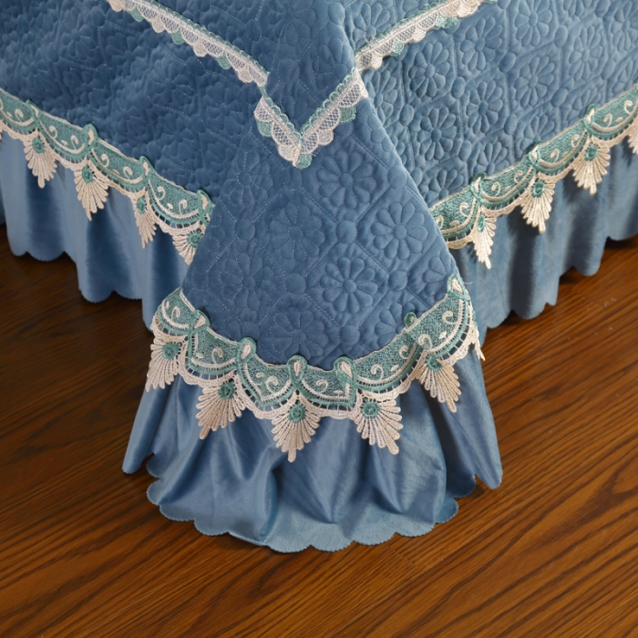 91家纺网 家纺一手货源 找家纺 （总）OL家纺 2023新款保暖宝宝绒床盖夹棉三件套