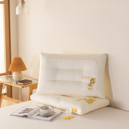 91家纺网 家纺一手货源 找家纺 （总）芯链 2023新款好芯养好眠有机豆中枕头枕芯