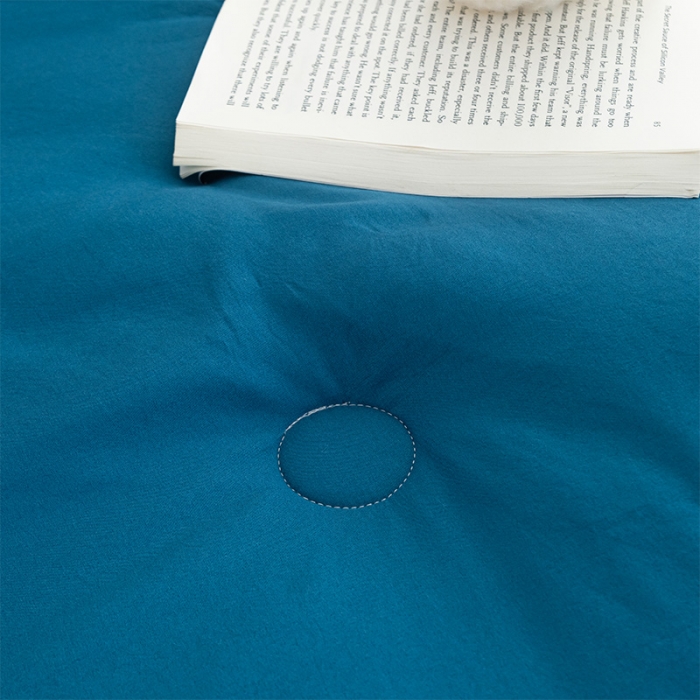 91家纺网 家纺一手货源 找家纺 森林人 2023新款水洗棉立体冬被 立体-宾利蓝