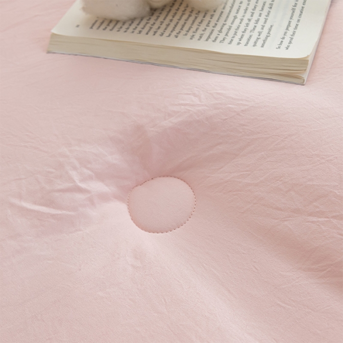 91家纺网 家纺一手货源 找家纺 森林人 2023新款水洗棉立体冬被 立体-浅玉