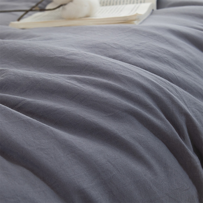 91家纺网 家纺一手货源 找家纺 森林人 2023新款水洗棉立体冬被 立体-深灰