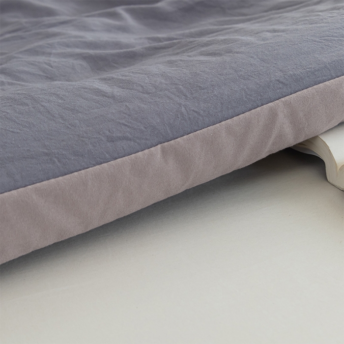 91家纺网 家纺一手货源 找家纺 森林人 2023新款水洗棉立体冬被 立体-深灰