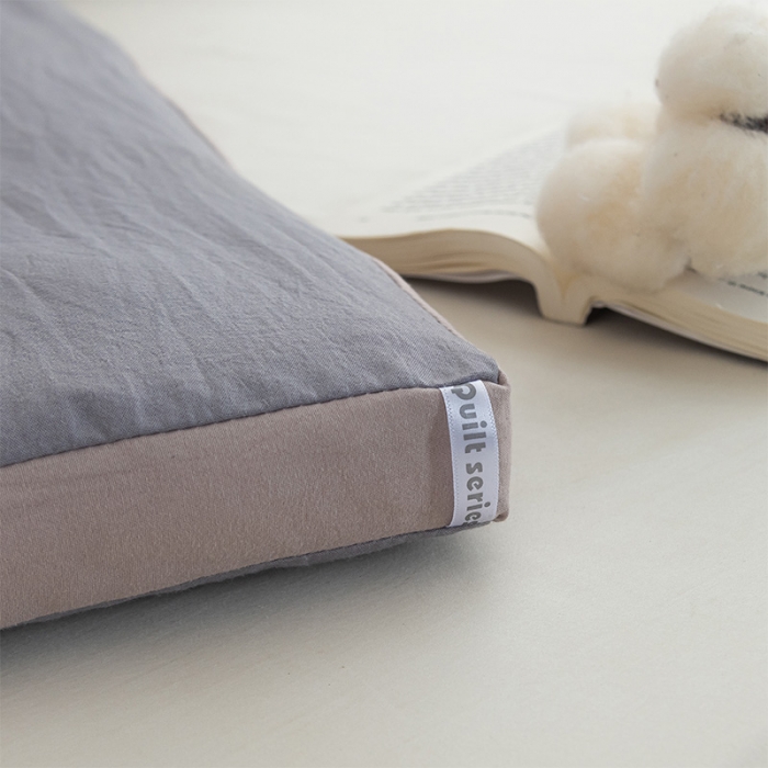 91家纺网 家纺一手货源 找家纺 森林人 2023新款水洗棉立体冬被 立体-深灰