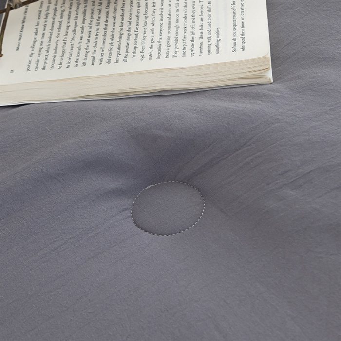 91家纺网 家纺一手货源 找家纺 森林人 2023新款水洗棉立体冬被 立体-深灰