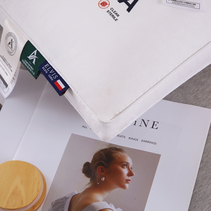 91家纺网 家纺一手货源 找家纺 (总) 新款全棉欧版定型枕羽丝枕枕头枕芯