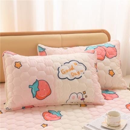 91家纺网 家纺一手货源 找家纺 （总）九亭2023新款A类纯棉防油防汗防口水家用枕套