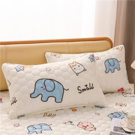 91家纺网 家纺一手货源 找家纺 （总）九亭2023新款A类纯棉防油防汗防口水家用枕套