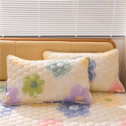 91家纺网 家纺一手货源 找家纺 （总）九亭2023新款A类纯棉防油防汗防口水家用枕套