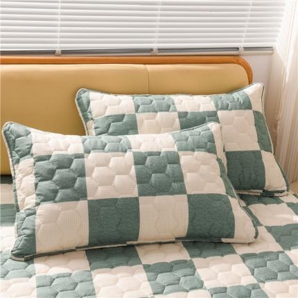 91家纺网 家纺一手货源 找家纺 （总）九亭2023新款A类纯棉防油防汗防口水家用枕套