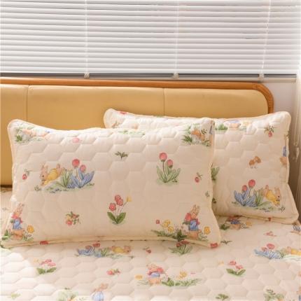 91家纺网 家纺一手货源 找家纺 （总）九亭2023新款A类纯棉防油防汗防口水家用枕套