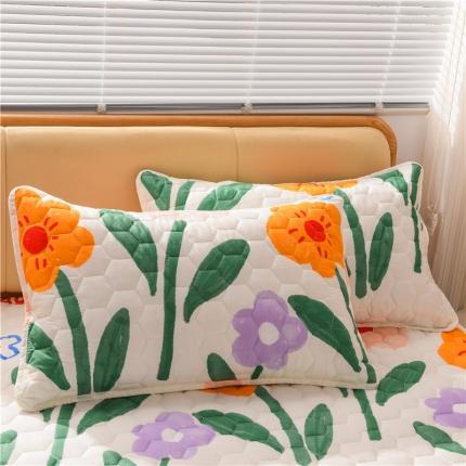 91家纺网 家纺一手货源 找家纺 （总）九亭2023新款A类纯棉防油防汗防口水家用枕套