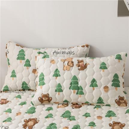 91家纺网 家纺一手货源 找家纺 （总）九亭2023新款A类纯棉防油防汗防口水家用枕套