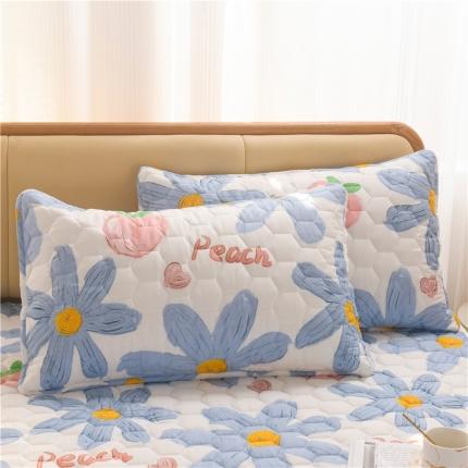 91家纺网 家纺一手货源 找家纺 （总）九亭2023新款A类纯棉防油防汗防口水家用枕套