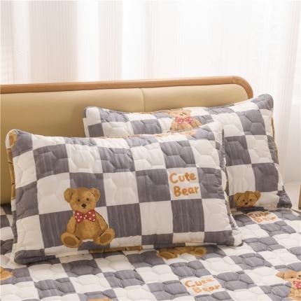 91家纺网 家纺一手货源 找家纺 （总）九亭2023新款A类纯棉防油防汗防口水家用枕套