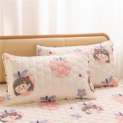 91家纺网 家纺一手货源 找家纺 （总）九亭2023新款A类纯棉防油防汗防口水家用枕套