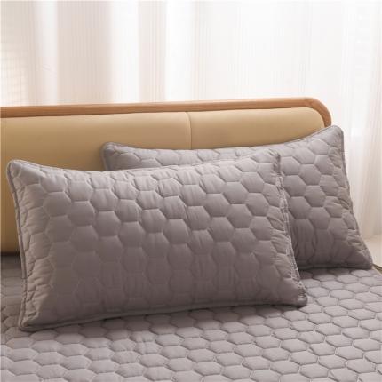 91家纺网 家纺一手货源 找家纺 （总）九亭2023新款A类纯棉防油防汗防口水家用枕套