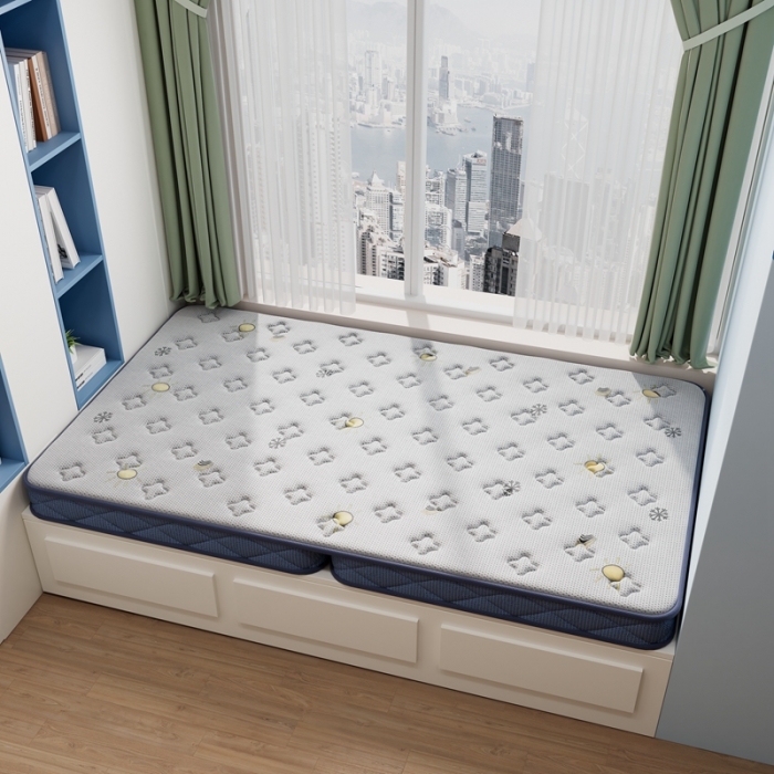 91家纺网 家纺一手货源 找家纺 （总）时奥 2023新款A类针织提花儿童学生款棕垫榻榻米床垫