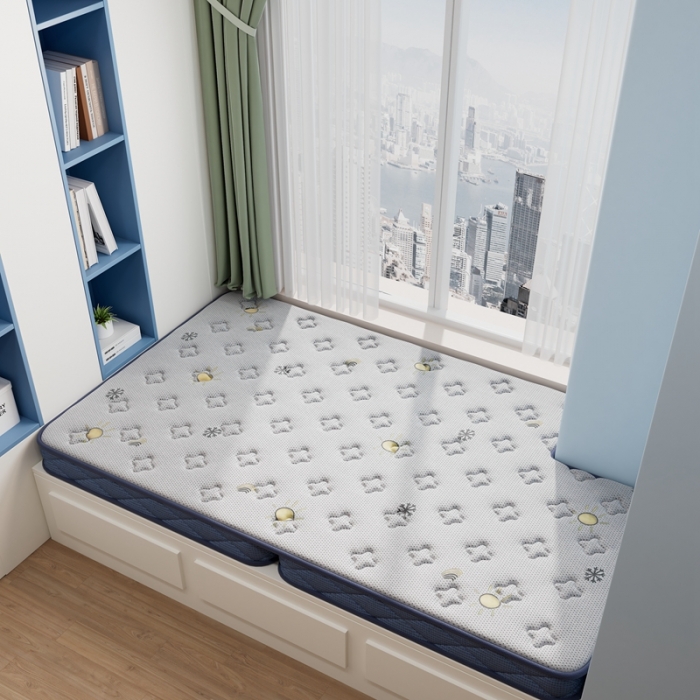 91家纺网 家纺一手货源 找家纺 （总）时奥 2023新款A类针织提花儿童学生款棕垫榻榻米床垫