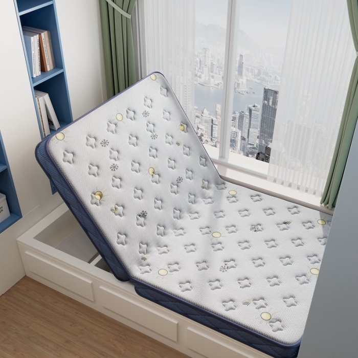 91家纺网 家纺一手货源 找家纺 （总）时奥 2023新款A类针织提花儿童学生款棕垫榻榻米床垫