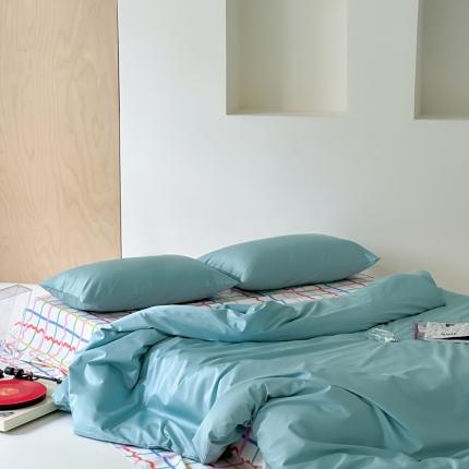 91家纺网 家纺一手货源 找家纺 （总）赫帛 2023新款50s缎纹数码印花四件套甜甜派