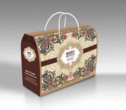 赛雅图包装 精品家纺礼盒纸盒包装 手提款 厂家直销 详询商家